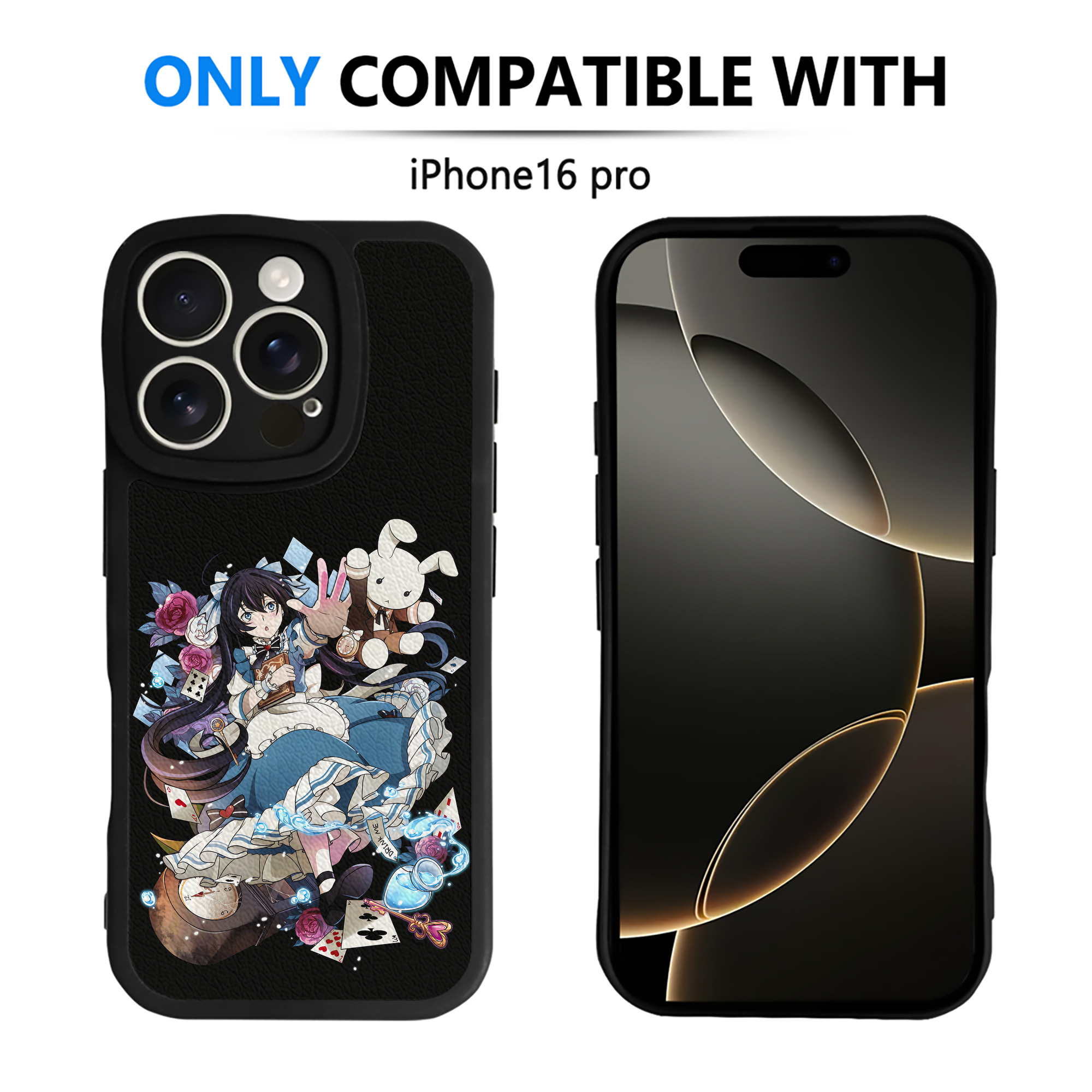 （画像用） 文豪ストレイドッグス Bungo Stray Dogs 【iPhone 16シリーズ対応】シリコンスマホケース（レザー調） 材質：シリコン